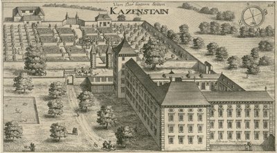Castle Kacenštajn (2) by Johann Weikhard von Valvasor